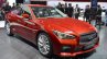 Infiniti Q50 Hybrid front three quarters at the 2016 Geneva Motor Show