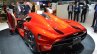 Koenigsegg Regera rear three quarter at the 2016 Geneva Motor Show Live