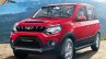 Mahindra NuvoSport front three quarter press image