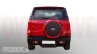 Mahindra Nuvosport (Quanto facelift) rear spied