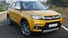 Maruti Vitara Brezza front three quarter on road First Drive Review