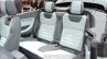 Range Rover Evoque Convertible rear seating at the 2016 Geneva Motor Show