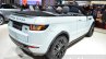 Range Rover Evoque Convertible rear three quarter at the 2016 Geneva Motor Show