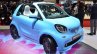 Smart fortwo Cabrio Brabus edition front three quarter at the Geneva Motor Show Live