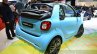 Smart fortwo Cabrio Brabus edition rear three quarter at the Geneva Motor Show Live