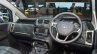 Tata Hexa Tuff steering wheel center console and features at the 2016 Geneva Motor Show