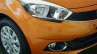 Tata Tiago headlamp on display at a Goan dealership