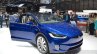 Tesla Model X front three quarter at the Geneva Motor Show 2016