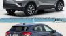 Toyota C-HR rear vs Honda HR-V rear comparo