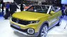 VW T-Cross Breeze concept front three quarter at the Geneva Motor Show Live