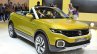 VW T-Cross Breeze concept headlamp, grille, fog lamp at the Geneva Motor Show Live