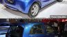 2016 Honda Brio (facelift) vs outgoing Honda Brio rear three quarter Old vs New