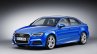 Audi A3 Sedan facelift front quarter press shots