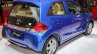 Honda Brio facelift blue rear three quarter unveiled at IIMS 2016