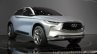 Infiniti QX Sport Concept front quarter at the Auto China 2016