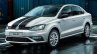 125 PS VW Polo GT sedan front three quarter unveiled in Russia