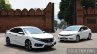 2016 Honda Civic vs 2014 Honda Civic front three quarter In Images