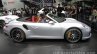 2016 Porsche 911 Turbo S Cabriolet side profile at Auto China 2016