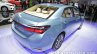 Toyota Corolla Hybrid rear three quarters right side at Auto China 2016