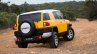 Toyota FJ Cruiser rear three quarters