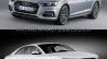 2016 Audi A5 Coupe vs. 2012 Audi A5 Coupe exterior front three quarters