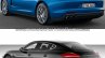 2017 Porsche Panamera vs. 2014 Porsche Panamera rear three quarters left side