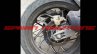 Bajaj Pulsar CS400 rear wheel spy shot