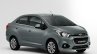 Chevrolet Beat Essentia compact sedan rendered in grey