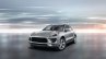 Porsche Macan front three quarters studio image