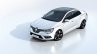 2016 Renault Megane Sedan front three quarters top view studio image