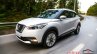 Nissan Kicks official image front three quarters left side in motion second image