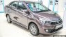 Perodua Bezza sedan front quarter launched for sale in Malaysia