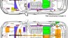 Second generation MINI Countryman (MINI F60) structure top view