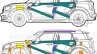 Second generation MINI Countryman (MINI F60) structure