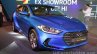 2016 Hyundai Elantra blue front quarter launched in India