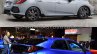 2017 Honda Civic Hatchback vs. 2015 Honda Civic Hatchback rear three quarters