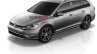 2017 VW Golf Variant (facelift) front three quarters leaked iamge