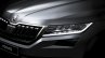 Skoda Kodiaq front undisguised teasers released