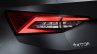 Skoda Kodiaq taillamp undisguised teasers released