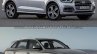 2017 Audi Q5 vs. 2013 Audi Q5 front three quarters