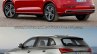 2017 Audi Q5 vs. 2013 Audi Q5 rear three quarters left side