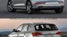 2017 Audi Q5 vs. 2013 Audi Q5 rear three quarters