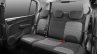 2017 Fiat Uno rear seat official image