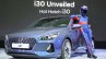 2017 Hyundai i30 front three quarters debut event