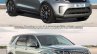 2017 Land Rover Discovery vs. Land Rover Discovery Sport exterior