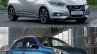 2017 Nissan Micra vs Old model front quarters