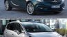 2017 Opel Zafira vs 2011 Opel Zafira front quarter