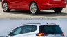 2017 Opel Zafira vs 2011 Opel Zafira rear three quarter