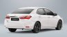 Toyota Corolla Dynamic Edition rear three quarter press image