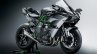 2017 Kawasaki Ninja H2R front three quarters studio image